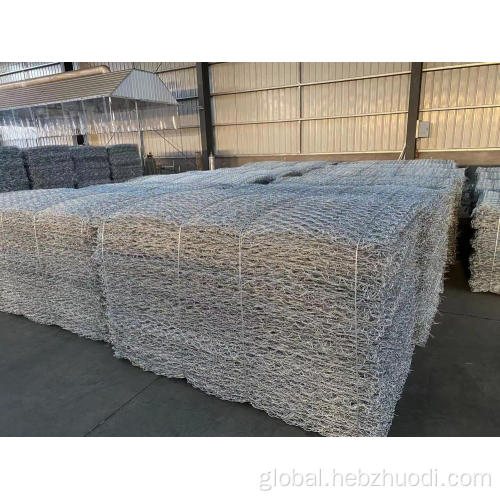 China galvanized and PVC coated hexagonal mesh gabion box Factory